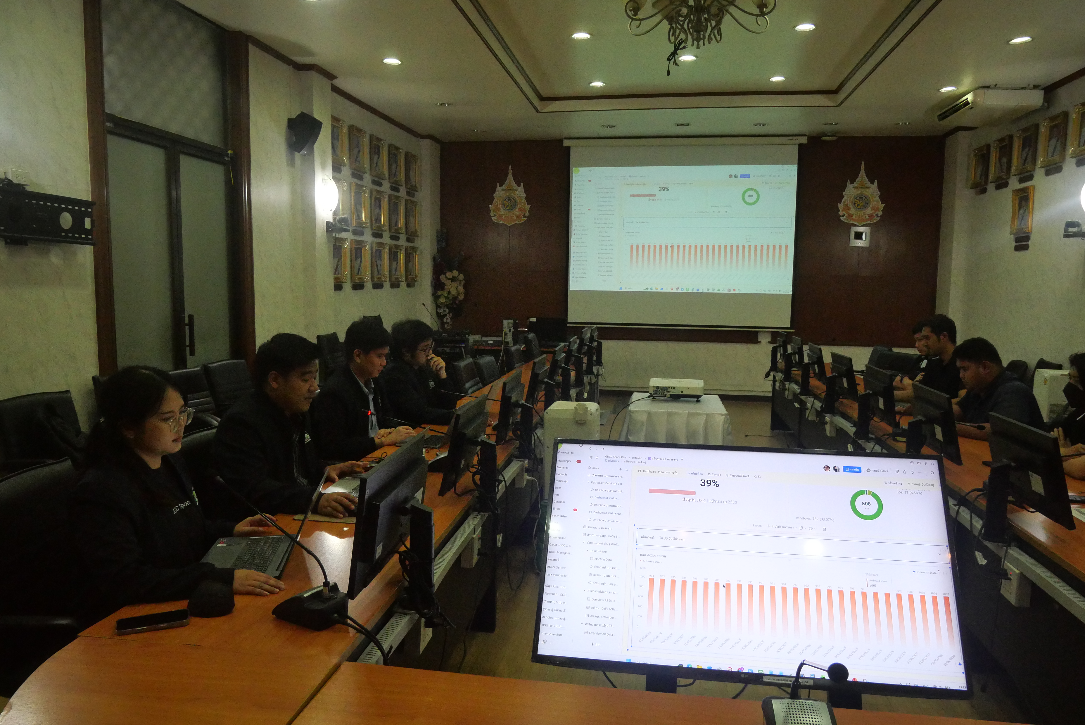 title - ศทส. ประชุมการจัดอบรมและกิจกรรมด้วยโปรแกรม GDCC Space Plus 